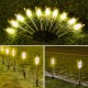 24PCS LED Solar Lawn Path Light Stainless Steel Waterproof Garden Landscape Lamp for Home Street Decor