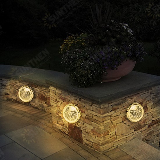 2PCS Auto Sensing LED Solar Ball Light Garden Outdoor Patio Lawn Path Lamp For Home Decor