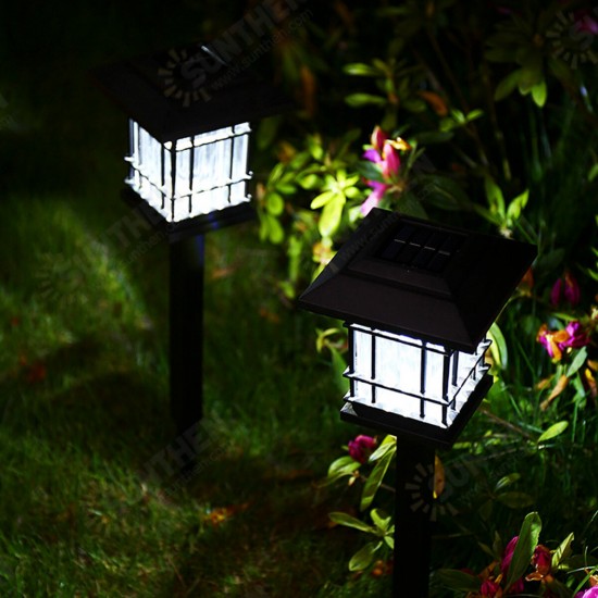 2PCS Auto Sensing LED Solar Lamp Garden Lamps For Outdoor Patio Lawn