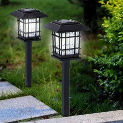 2PCS Auto Sensing LED Solar Lamp Garden Lamps For Outdoor Patio Lawn 2PCS Auto Sensing LED Solar Lamp Garden Lamps For Outdoor Patio Lawn