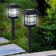 2PCS Auto Sensing LED Solar Lamp Garden Lamps For Outdoor Patio Lawn