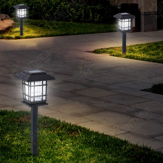 2PCS Auto Sensing LED Solar Lamp Garden Lamps For Outdoor Patio Lawn