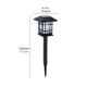 2PCS Auto Sensing LED Solar Lamp Garden Lamps For Outdoor Patio Lawn