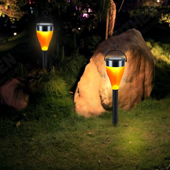 2PCS Auto Sensing LED Solar Lamp Garden Lamps For Outdoor Patio Lawn