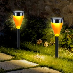2PCS Auto Sensing LED Solar Lamp Garden Lamps For Outdoor Patio Lawn 2PCS Auto Sensing LED Solar Lamp Garden Lamps For Outdoor Patio Lawn