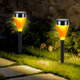 2PCS Auto Sensing LED Solar Lamp Garden Lamps For Outdoor Patio Lawn