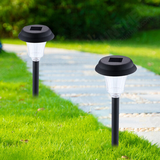 2PCS Auto Sensing LED Solar Lamp Garden Lamps For Outdoor Patio Lawn IP65