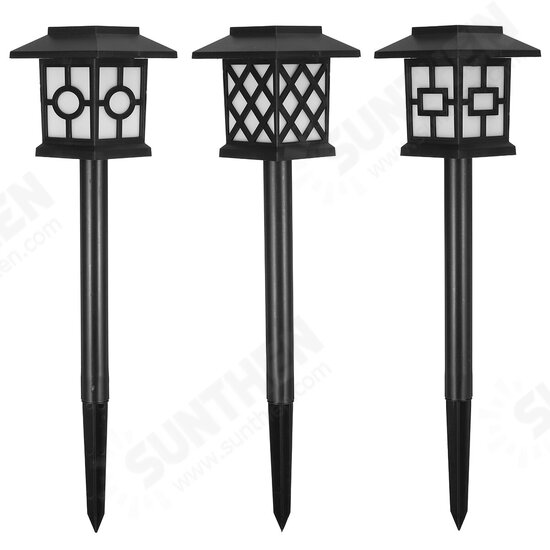 2PCS LED Solar Lawn Light Waterproof Outdoor Landscape Lamp for Garden Yard