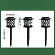 2PCS LED Solar Lawn Light Waterproof Outdoor Landscape Lamp for Garden Yard