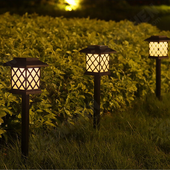 2PCS LED Solar Lawn Light Waterproof Outdoor Landscape Lamp for Garden Yard