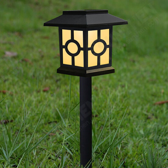 2PCS LED Solar Lawn Light Waterproof Outdoor Landscape Lamp for Garden Yard