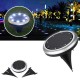 2Pcs Soalr Garden Light Lawn Lamp Outdoor Disk Light Lawn Lights Garden Pathway Decoration Waterproof Solar Lamp Ground Light