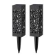 2Pcs Solar Powered Garden Post Lights Waterproof LED Outdoor Patio Yard Lawn Holidays Decor 2Pcs Solar Powered Garden Post Lights Waterproof LED Outdoor Patio Yard Lawn Holidays Decor