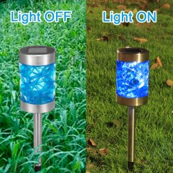 2pcs Solar Power Outdoor Path Light Spot Lamp Yard Garden Lawn Landscape Lamps 2pcs Solar Power Outdoor Path Light Spot Lamp Yard Garden Lawn Landscape Lamps