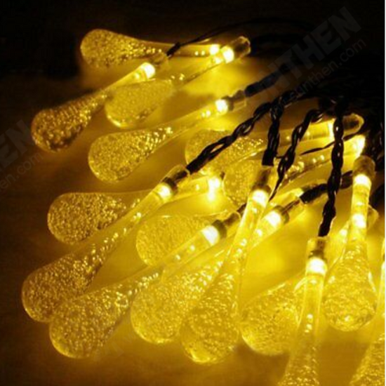 30 LEDs String Light Garden Outdoor Solar Powered Patio Yard Landscape Lamp Waterproof