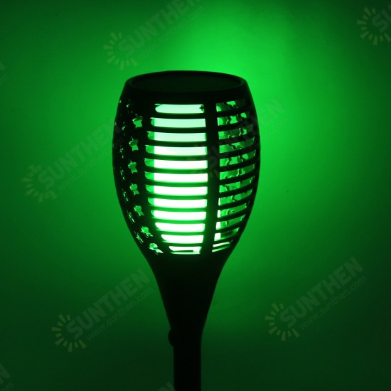 33/51/66/96 LED Solar Torch Dance Flickering Flame Light Outdoor Yard Waterproof