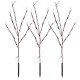 3PCS LED Solar Powered Lawn Light Tree Branches Ground Lamp Outdoor Garden Yard Lighting Decoration