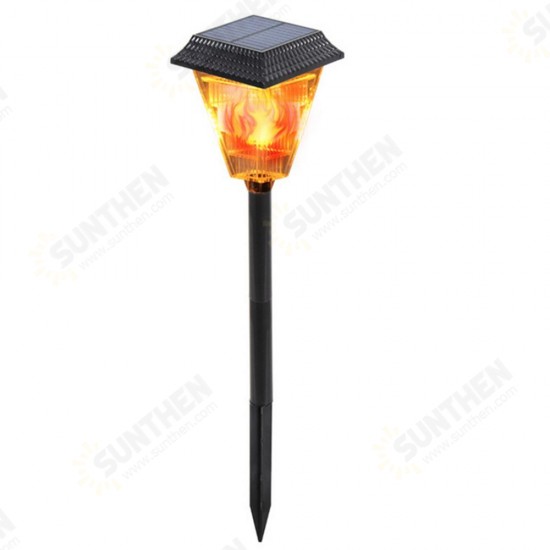 3W Solar Powered 12 LED Flame Lawn Light Outdoor Waterproof IP65 Garden Path Torch Lamp