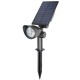 3W Solar Powered 3 LED Light-controlled Lawn Light Outdoor Waterproof Yard Wall Landscape Lamp