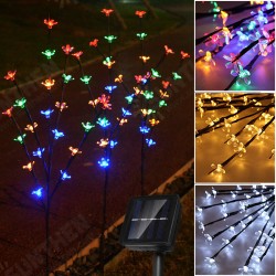 3pcs 8 Modes Solar Garden Decor Light Outdoor Cherry Blossom Landscape Pathway Light 3pcs 8 Modes Solar Garden Decor Light Outdoor Cherry Blossom Landscape Pathway Light