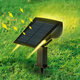 43LED Solar Landscape Light Front Rear Light Up RGB Waterproof Garden Decor Lamp