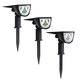 43LED Solar Landscape Light Front Rear Light Up RGB Waterproof Garden Decor Lamp