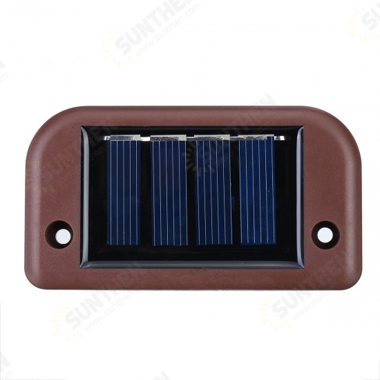 4PCS LED Solar Path Stair Lamp Outdoor Waterproof Wall Lawn Light for Garden Home