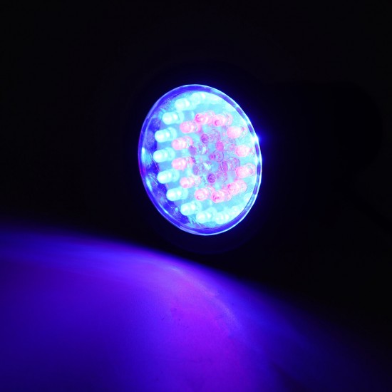 4Pcs Infrared Remote Control Ground Spotlight 36*4LED 3W*4 Lawn Light F5 Blue Red Green Lamp Beads