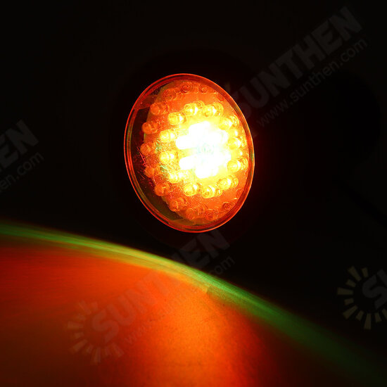 4Pcs Infrared Remote Control Ground Spotlight 36*4LED 3W*4 Lawn Light F5 Blue Red Green Lamp Beads