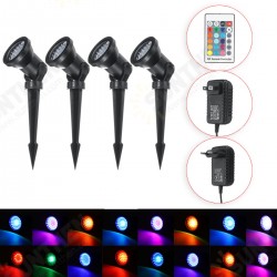 4Pcs Infrared Remote Control Ground Spotlight 36*4LED 3W*4 Lawn Light F5 Blue Red Green Lamp Beads 4Pcs Infrared Remote Control Ground Spotlight 36*4LED 3W*4 Lawn Light F5 Blue Red Green Lamp Beads