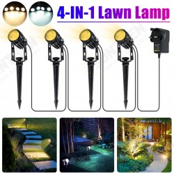4Pcs LED Lawn Light Outdoor Garden Pathway Spotlights Landscape Lamp Waterproof 4Pcs LED Lawn Light Outdoor Garden Pathway Spotlights Landscape Lamp Waterproof