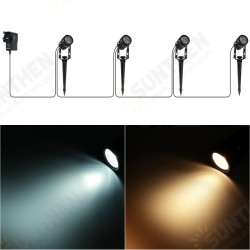 4Pcs LED Lawn Light Outdoor Garden Pathway Spotlights Landscape Lamp Waterproof 4Pcs LED Lawn Light Outdoor Garden Pathway Spotlights Landscape Lamp Waterproof