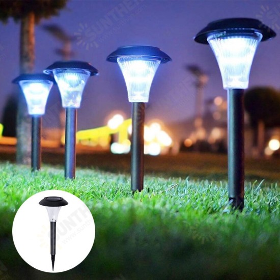 4Pcs LED Solar Lawn Light Ground Plug Light High Brightness Outdoor Waterproof Courtyard Garden Decoration Landscape Lawn Lamp