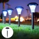 4Pcs LED Solar Lawn Light Ground Plug Light High Brightness Outdoor Waterproof Courtyard Garden Decoration Landscape Lawn Lamp