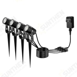 4pcs Garden Spotlight COB LED Outdoor Lights Path Yard Landscape Lamp 4pcs Garden Spotlight COB LED Outdoor Lights Path Yard Landscape Lamp
