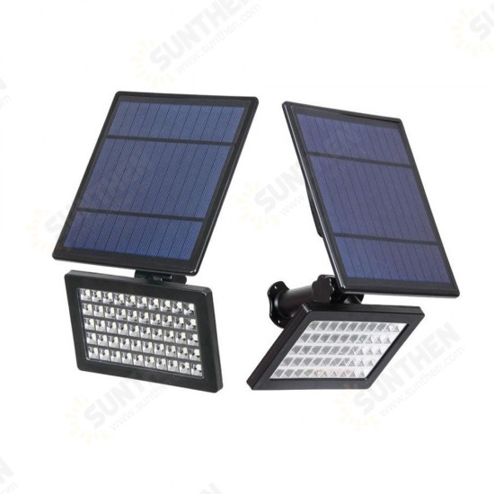 5W Solar Power 50 LED Spotlight Waterproof Landscape Wall Security Light for Outdoor Garden Lawn