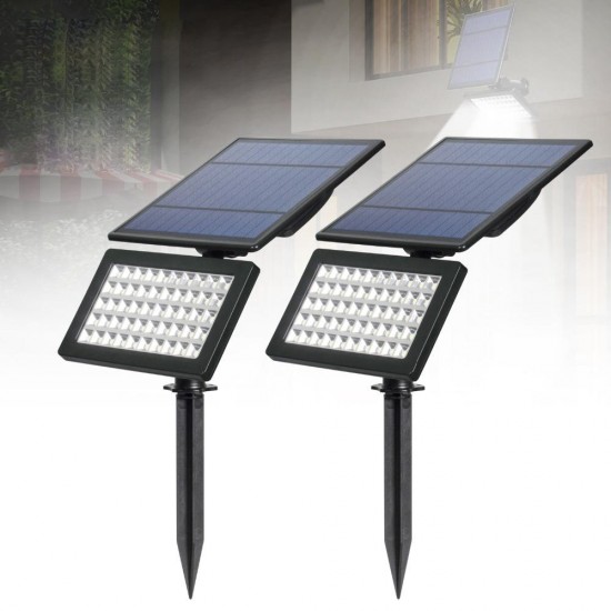 5W Solar Power 50 LED Spotlight Waterproof Landscape Wall Security Light for Outdoor Garden Lawn