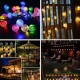 6.5M 30 LED Solar String Ball Lights Outdoor Waterproof Warm White Garden Christmas Tree Decorations Lights