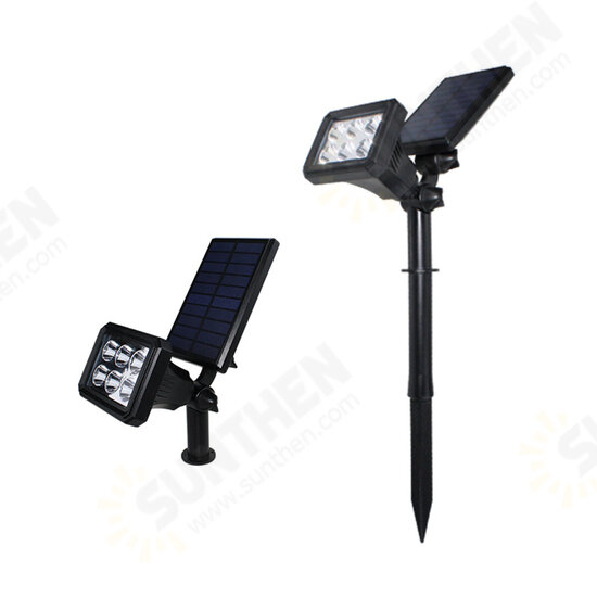 6LED Solar Power Light RGB/Warm/White Light Spotlight Outdoor Garden Security Pathway Lawn Wall Lamp