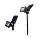 6LED Solar Power Light RGB/Warm/White Light Spotlight Outdoor Garden Security Pathway Lawn Wall Lamp