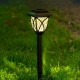 6Pcs Solar LED Pathway Lights Set Outdoor Yard Garden Walkway Landscape Lamp