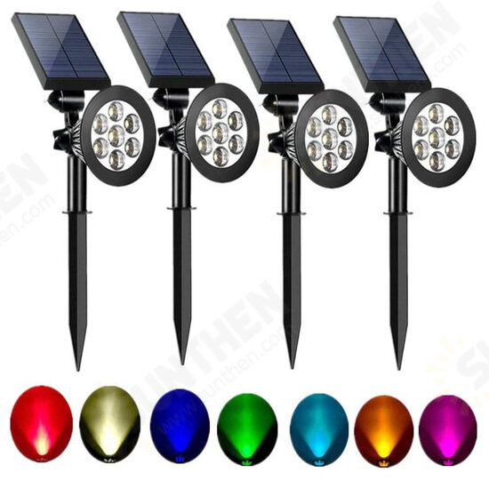 7LED Garden Lawn Light Outdoor LED Spike Lamp Bulbs Path Landscape Waterproof Spotlight