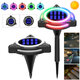 8/10 LED Solar Power Disk Light Buried Light Outdoor Under Ground Waterproof Lamp