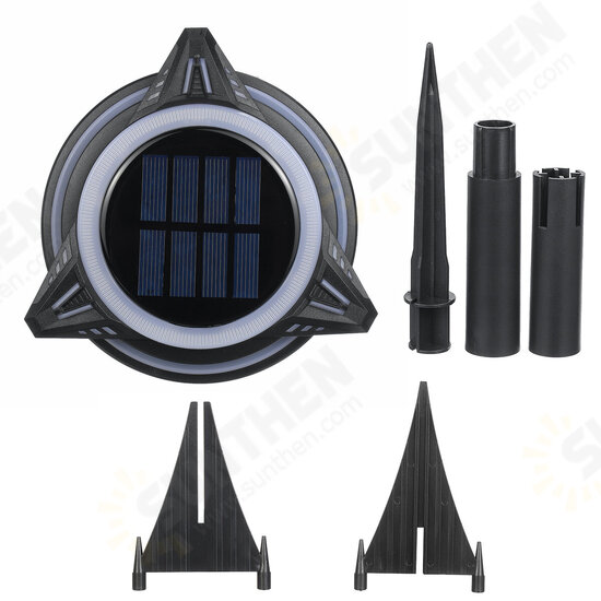 8/10 LED Solar Power Disk Light Buried Light Outdoor Under Ground Waterproof Lamp