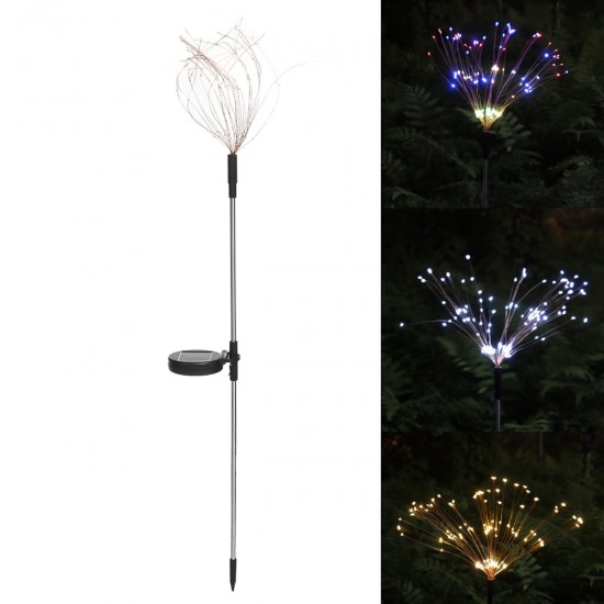 90/120/150 LED 2Modes Solar Garden Lights Solar Lights Solar Powered String Light with 2 Lighting Modes Twinkling and Steady-ON