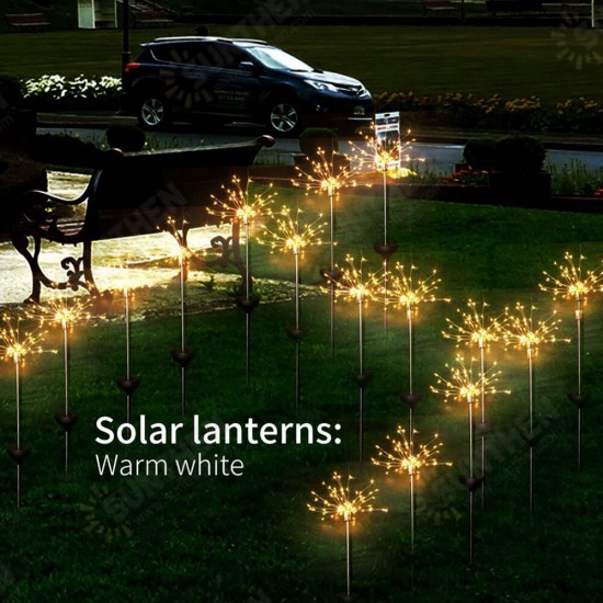 [90/120/150 LEDs] 1/2Pcs Solar Light Outdoor Waterproof Solar Garden Light Lawn Lawn Lights Landscape Lamp Christmas Light