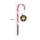 Christmas LED Candy Star Crutch Lamp Christmas Solar Lawn Lamp Outdoor In-Ground Lights Christmas Tree Crutch Lamp Xmas Decor