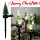 Christmas Tree Lights Led Solar Light For Garden Decoration Lawn Lamp Outdoor Home Pathway Bulb Waterproof Light