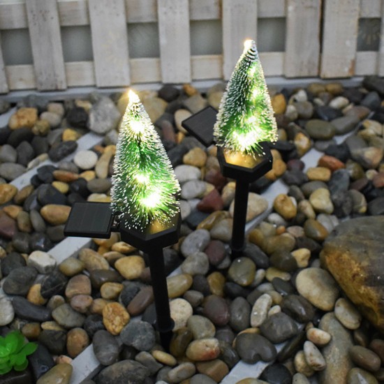 Christmas Tree Lights Led Solar Light For Garden Decoration Lawn Lamp Outdoor Home Pathway Bulb Waterproof Light