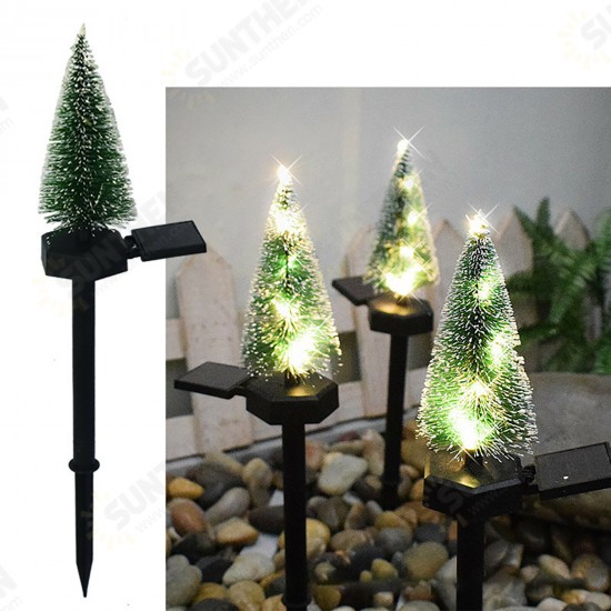 Christmas Tree Lights Led Solar Light For Garden Decoration Lawn Lamp Outdoor Home Pathway Bulb Waterproof Light